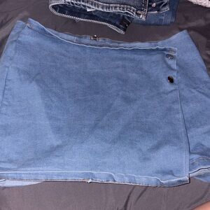 Denim Mini Skirt